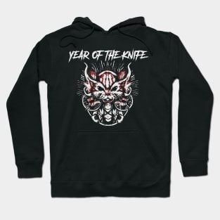 year of the knife and the dark fox Hoodie